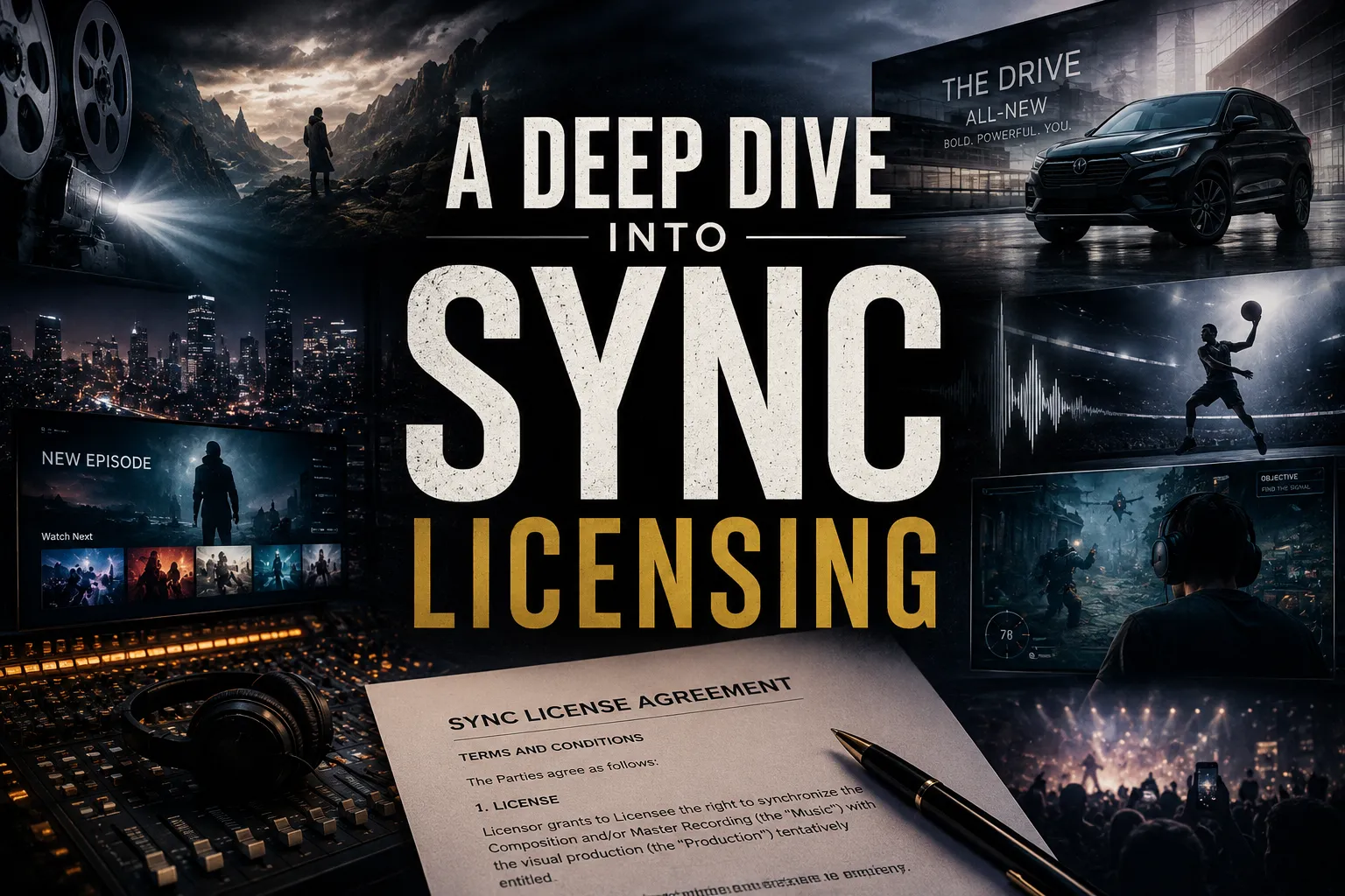 A Deep Dive Into Sync Licensing: How Music Ends Up in Movies, TV Shows, Commercials, Video Games, and Viral Content