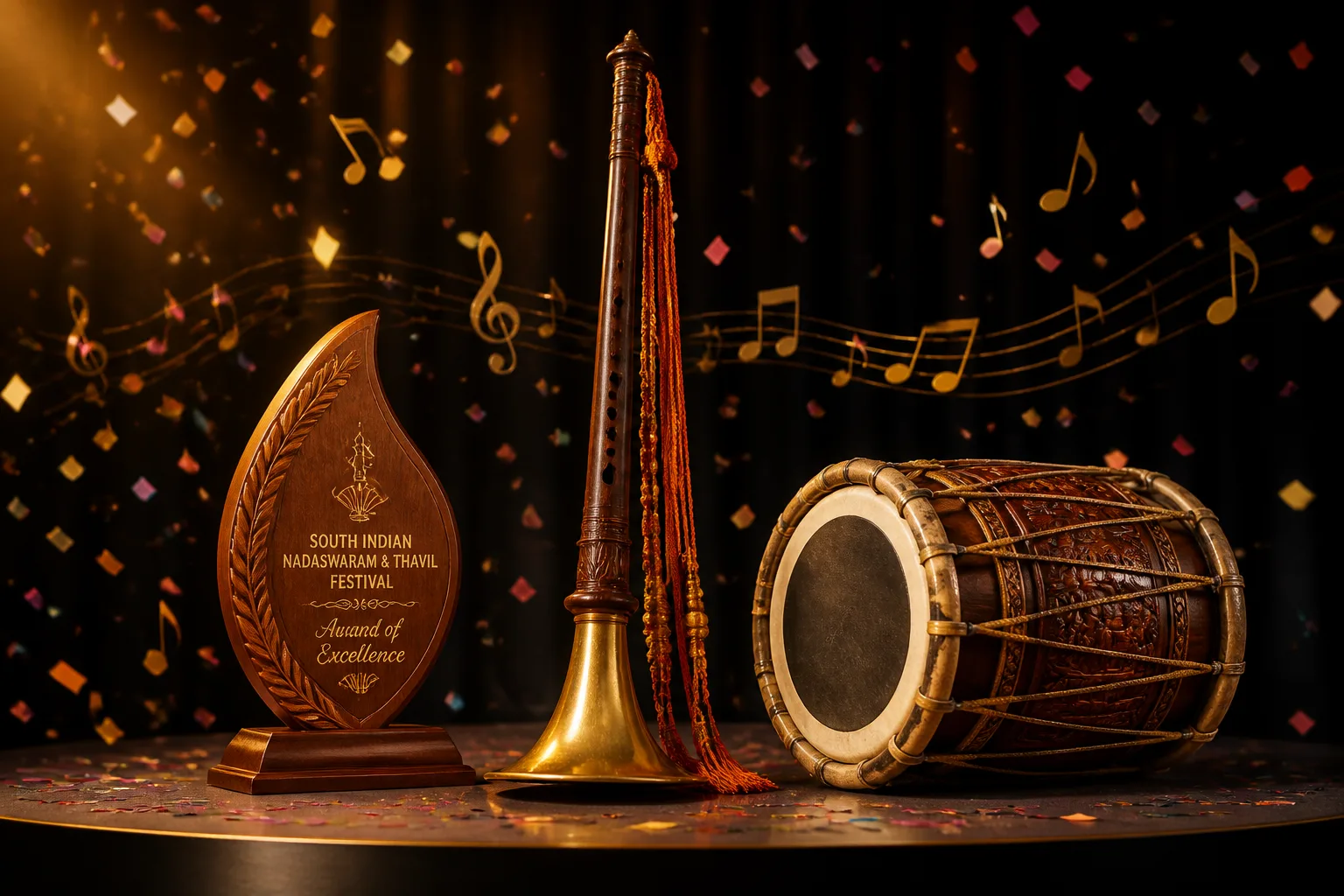 Sri Thyaga Brahma Gana Sabha Awards Senior Nadaswaram and Thavil Artists at Inaugural Nadaswaram Festival