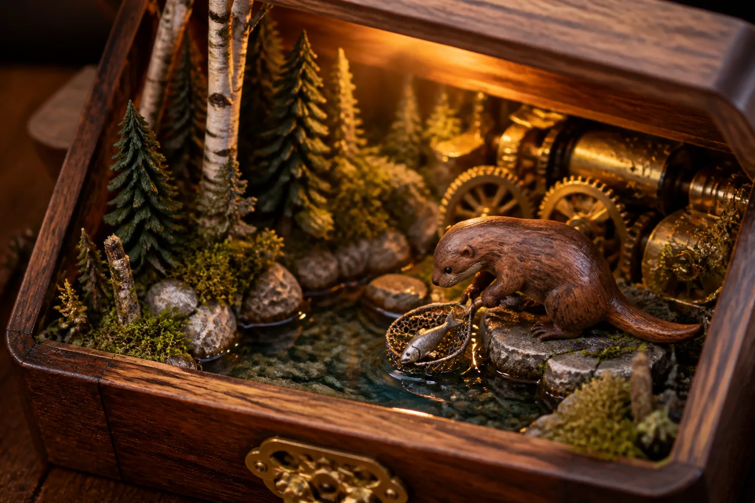 Studio Ghibli Unveils New Totoro Music-Box Diorama "Totorotachi no Tsuri Biyori"