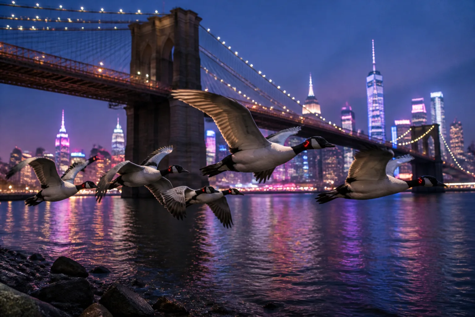 Connecticuts Goose Express Their Admiration for Brooklyns Geese Amid Rising Buzz